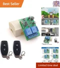 Secure 10A Relay Receiver Board With 2 Transmitters - Wireless Control Made Easy. Fixed Price $27.99.