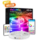 Ic+rgb Led Strip Lights 16.4FT - Smart Remote & App Control For Vivid Ambiance. Fixed Price $19.99.