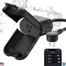 Outdoor Smart Dimmer Plug, Waterproof IP66, Wifi Compatible With Alexa & Google. Fixed Price $43.52.