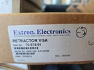 New Extron Vga Cable Retractor For Cubby 70-678-01 Male. Fixed Price $75.00.