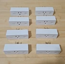 Lot Of 8 Wemo Mini F7C063 Wifi Smart Plug Pack. Fixed Price $44.85.