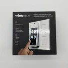 Wink Relay Wall-mounted Smart Home Controller 4.3" Touchscreen White New Sealed. Fixed Price $46.74.