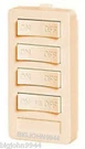 X10 Pro XP4A-I Ivory In Wall Keypad 3 On/off + Lights On/all Version "a". Fixed Price $11.99.