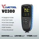 2026 Vdiagtool VC300 Fe/nfe Car Paint Film Thickness Tester With Voice Broadcast. Fixed Price $49.99.