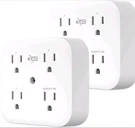 Kmc Smart Tap Mini 2-PACK, 4-OUTLET Wall Mounted Plug Adapter, 3.... Fixed Price $28.99.