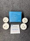 New Esicoo Wifi Smart Socket Plug 4 Pack White Alexa Google Echo Compatible. Fixed Price $8.75.