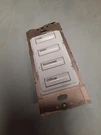Lutron Homeworks STWD-5BRL 4-BUTTON Switch -white. Fixed Price $16.95.