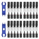 40 Pcs Solar Connectors, Male/female Waterproof IP67, MC4 1000V 30A, (20PAIRS.... Fixed Price $23.44.