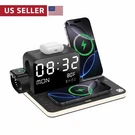 Acer 7 1 Wireless Charging Station Charger With Clock, Led Night Light. Fixed Price $79.99.