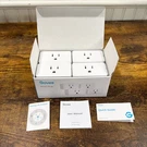 Govee Smart Plugs 4 Pack Wifi Bluetooth Model H5080 App Remote New Open Box. Fixed Price $23.96.