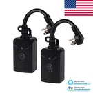 2 Pack Outdoor Smart Wifi Plug Hbn Heavy Duty Wi-fi Timer With 1 Grounded Outlet. Fixed Price $27.99.
