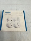 Govee Smart Wifi Plugs Work With Alexa & Google Assistant 4 Pack New H5083. Fixed Price $18.40.