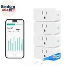 Smart Plug With Energy Monitoring, 15A 1800W 2.4GHZ Wi-fi Outlet 4-PACK, Pro Ser. Fixed Price $42.24.