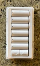 Lutron Radio RA2 RKD-W6BRL-WH-E 6-BUTTON Raise Lower Replacement Keypad (white). Fixed Price $10.50.