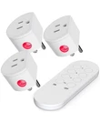 Wireless Remote Control Outlet, Surnice Mini Light Switch 1T+3R, White. Fixed Price $28.76.