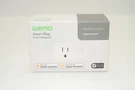 Wemo Smart Plug With Thread WSP100. Fixed Price $27.99.