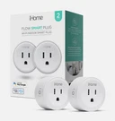 Ihome Smart Plug, Wi-fi Outlet, Works With Alexa & Google, 2 Plugs. Fixed Price $14.99.