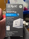 By Ge Series Indoor Smart Plug White CPLGSTDBLW1/G1P No Additional Hub Requir.. Fixed Price $7.49.