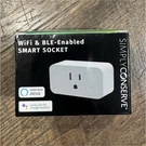 Simply Conserve Wi-fi Ble Smart Plug Type Alexa Google Assistant 15A White. Fixed Price $9.95.
