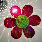 Vintage 1990S Large Holographic Flower Power Sticker Pink & Green Daisy. Fixed Price $19.95.