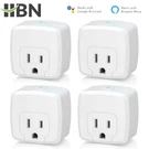 Hbn 4PCS Mini Smart Wifi Plug With Timer Work Alexa/google Home Etl Listed. Fixed Price $22.99.