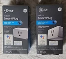Lot Of Cync By Ge Indoor Smart Plug - Alexa & Google 2.4GHZ Make Devices. Fixed Price $23.50.