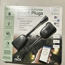 Feit Electric Smart Wi-fi Plug 2-PACK, Alexa Google Compatible, Black Outdoor. Fixed Price $24.99.