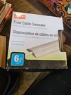 Cable Cover Cord Concealer Trip Free Surface Safe Floor Wire Hide Beige 6 Feet. Fixed Price $19.79.