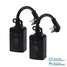 Hbn 2 Pack Outdoor Smart Plug Wi-fi Outlet Works With Alexa & Google Assistant. Fixed Price $27.99.