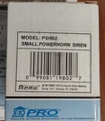 PSH02 X-10 Pro Home Security Small Powerhorn Siren. Fixed Price $5.00.