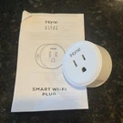 Ihome Smart Wi-fi Plug IH-WW217, Alexa Compatible, App-controlled, 125V, White. Fixed Price $12.50.