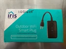 Iris Outdoor Wifi Smart Plug 120-VOLT Black B17. Fixed Price $15.99.