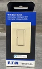 New Eaton WFSW15-LA-SP-L Light Almond Wi-fi Smart Switch With Alexa. Fixed Price $24.99.