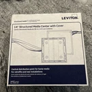 Leviton 47605-140 14" Smc Structured Media Enclosure With Cover White. Fixed Price $29.95.