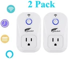 2 Pack Hausbell Wifi Smart Plug Compatible With Alexa, Echo, Google Home. Fixed Price $15.95.