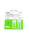AA3O Belkin Boostcharge Pro Braided Usb-a With Lighting Connector 2-PACK White. Fixed Price $14.99.