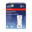 Leviton Lever Edge Rocker Slide Dimmer Switch For Led/incandescent Bulbs 150. Fixed Price $79.81.