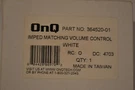 Legrand Onq Imped Matching Volume Control 364520-01 White. Fixed Price $39.95.