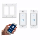 Wifi Smart Light Switch 2-GANG Remote For Alexa & Google Ifttt Us. Fixed Price $18.99.