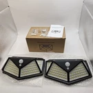 Monoprice Waterproof 114 Led Motion Sensor Solar Power Outdoor Security Lights. Fixed Price $24.99.