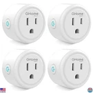 Smart Mini Wifi Outlet Plug, & Google Home Compatible, 4 Pack, Timer Function. Fixed Price $41.53.