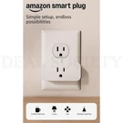 Amazon Smart Plug, Works With Alexa, Simple Setup, Endless Possibilities. Fixed Price $17.99.
