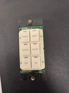 Crestron C2N-DB6A, Almond 6-BUTTON Keypad, Engraved Buttons; From Working System. Fixed Price $30.00.