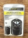 Defiant Outdoor Mechanical Remote Timer Dusk Dawn 2 4 6 Hr Wireless 80FT. Fixed Price $23.00.