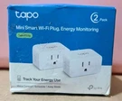 Tapo Model P115 Mini Smart Wi-fi Plug Energy Monitoring 2 Pack Sealed. Fixed Price $29.99.