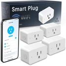 4 Pack Smart Plugs, Wifi Outlets Work With Alexa&google ASSISTANT,15A/1800W M.... Fixed Price $46.20.