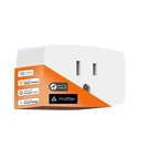 Onvis Matter Over Thread Smart Plug, Mini Outlet, Works With White. Fixed Price $29.61.