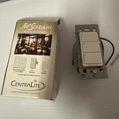 Centralite 800W Three Button Dimmer Switch White. Fixed Price $15.00.