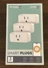 Merkury Smart Wi-fi Plug, Compatible Alexa & Google Assistant, 3 Pack, 15 Amp. Fixed Price $14.99.