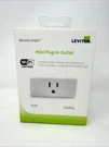 Leviton DW15P-1RW Decora Smart Mini Plug-in Outlet 120V Wi-fi White *new Sealed*. Fixed Price $29.95.
